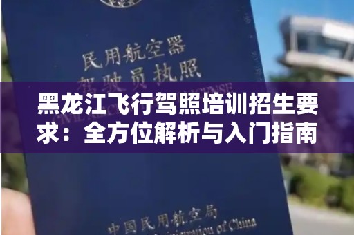 黑龙江飞行驾照培训招生要求：全方位解析与入门指南