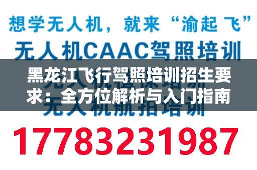 黑龙江飞行驾照培训招生要求：全方位解析与入门指南