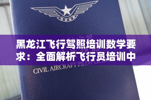 黑龙江飞行驾照培训数学要求：全面解析飞行员培训中的数学基础