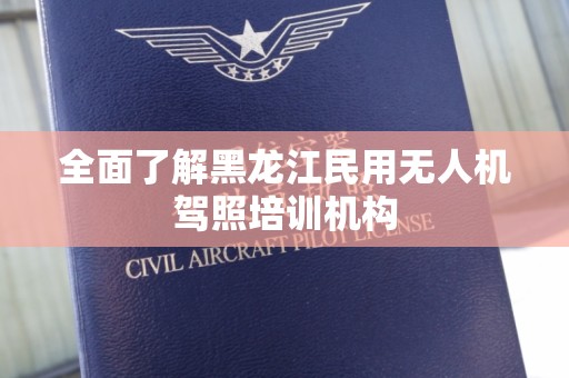 全面了解黑龙江民用无人机驾照培训机构