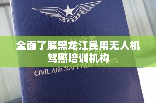 全面了解黑龙江民用无人机驾照培训机构