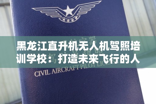 黑龙江直升机无人机驾照培训学校：打造未来飞行的人才
