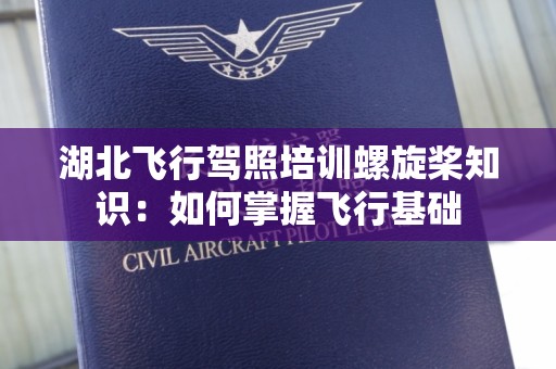 湖北飞行驾照培训螺旋桨知识：如何掌握飞行基础