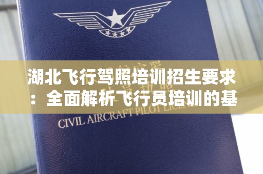 湖北飞行驾照培训招生要求：全面解析飞行员培训的基本条件