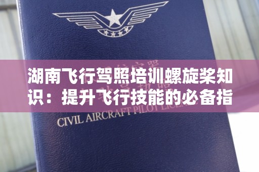 湖南飞行驾照培训螺旋桨知识：提升飞行技能的必备指南