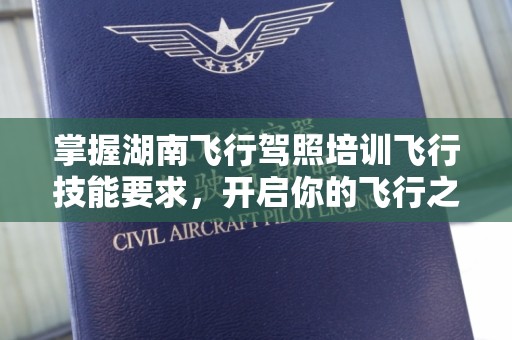 掌握湖南飞行驾照培训飞行技能要求，开启你的飞行之旅