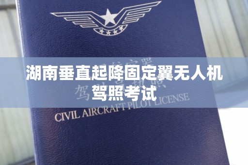 湖南垂直起降固定翼无人机驾照考试