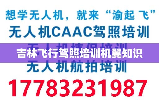 吉林飞行驾照培训机翼知识