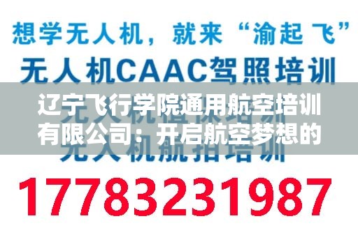 辽宁飞行学院通用航空培训有限公司：开启航空梦想的新篇章