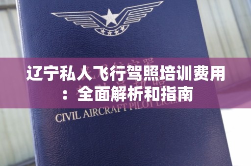 辽宁私人飞行驾照培训费用：全面解析和指南