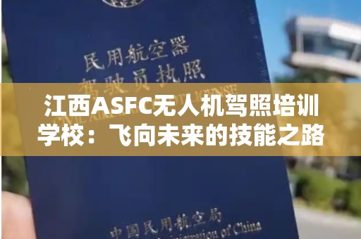 江西ASFC无人机驾照培训学校：飞向未来的技能之路