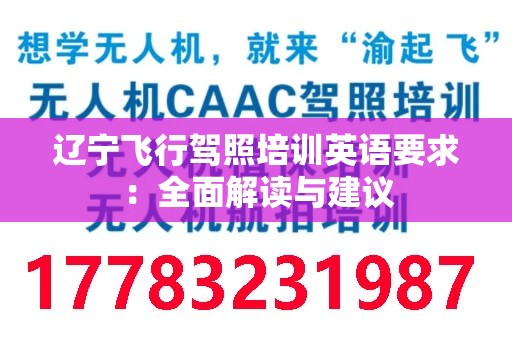 辽宁飞行驾照培训英语要求：全面解读与建议