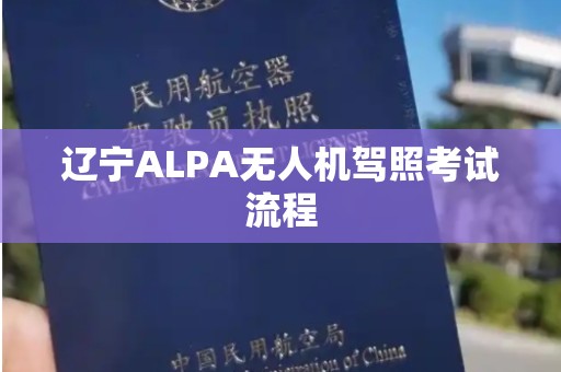 辽宁ALPA无人机驾照考试流程