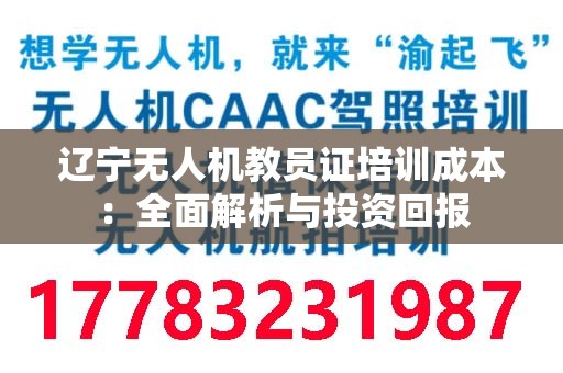 辽宁无人机教员证培训成本：全面解析与投资回报