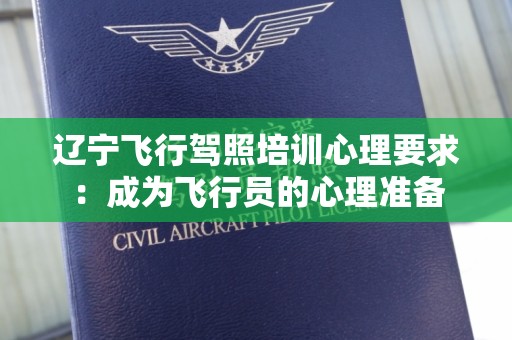 辽宁飞行驾照培训心理要求：成为飞行员的心理准备