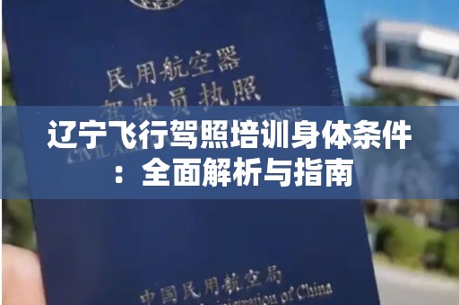 辽宁飞行驾照培训身体条件：全面解析与指南