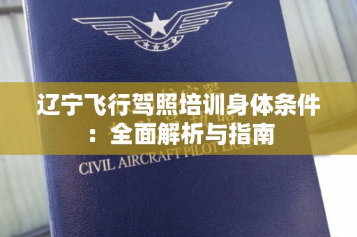 辽宁飞行驾照培训身体条件：全面解析与指南