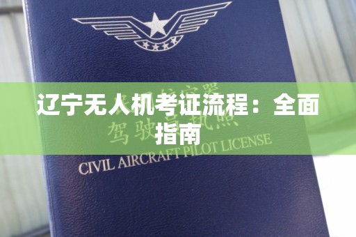 辽宁无人机考证流程：全面指南