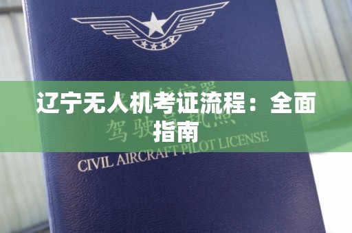辽宁无人机考证流程：全面指南