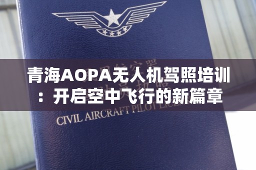 青海AOPA无人机驾照培训：开启空中飞行的新篇章