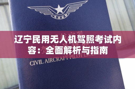 辽宁民用无人机驾照考试内容：全面解析与指南