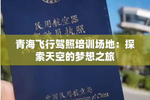 青海飞行驾照培训场地：探索天空的梦想之旅