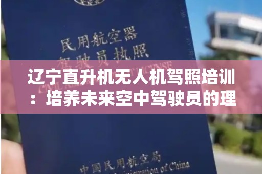 辽宁直升机无人机驾照培训：培养未来空中驾驶员的理想选择