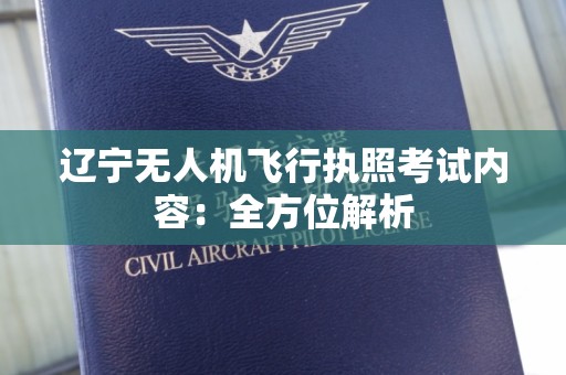 辽宁无人机飞行执照考试内容：全方位解析