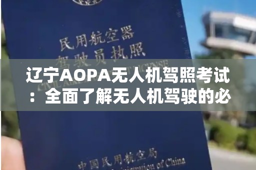 辽宁AOPA无人机驾照考试：全面了解无人机驾驶的必要性与挑战