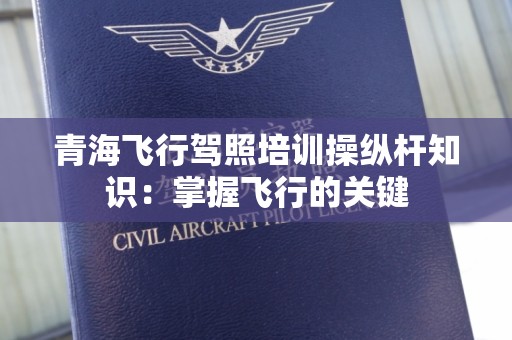 青海飞行驾照培训操纵杆知识：掌握飞行的关键