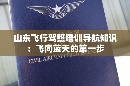 山东飞行驾照培训导航知识：飞向蓝天的第一步