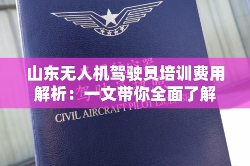 山东无人机驾驶员培训费用解析：一文带你全面了解
