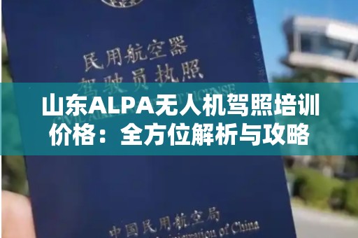 山东ALPA无人机驾照培训价格：全方位解析与攻略