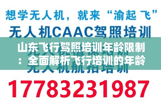 山东飞行驾照培训年龄限制：全面解析飞行培训的年龄要求