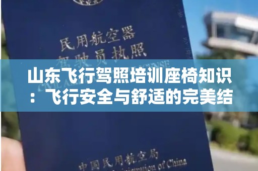 山东飞行驾照培训座椅知识：飞行安全与舒适的完美结合