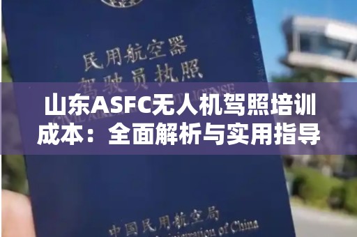 山东ASFC无人机驾照培训成本：全面解析与实用指导