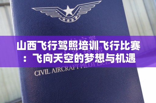 山西飞行驾照培训飞行比赛：飞向天空的梦想与机遇